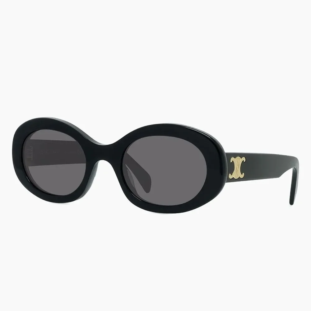Celine Triomphe 52MM Oval Sunglasses NWT - Picture 4 of 12